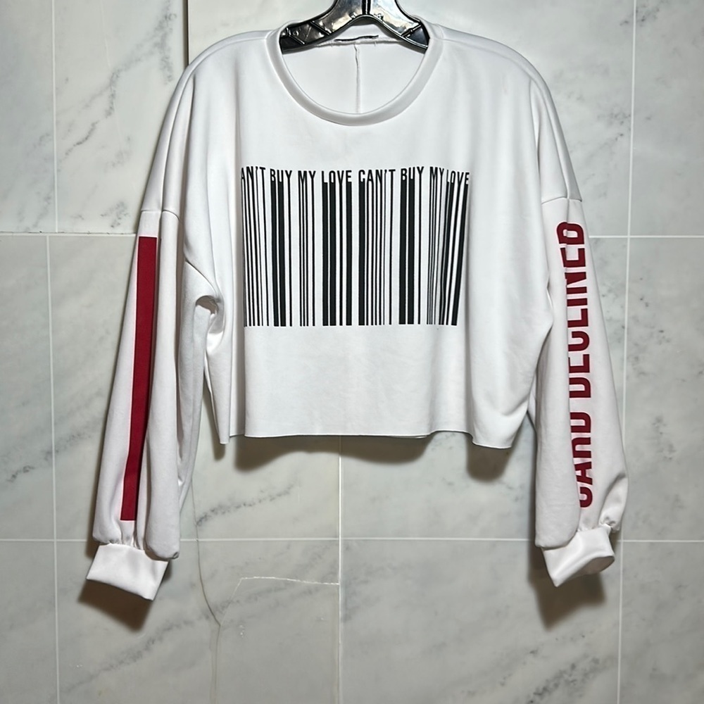 - 😊Can’t buy my love top long sleeves shirt from Fashion nova size S